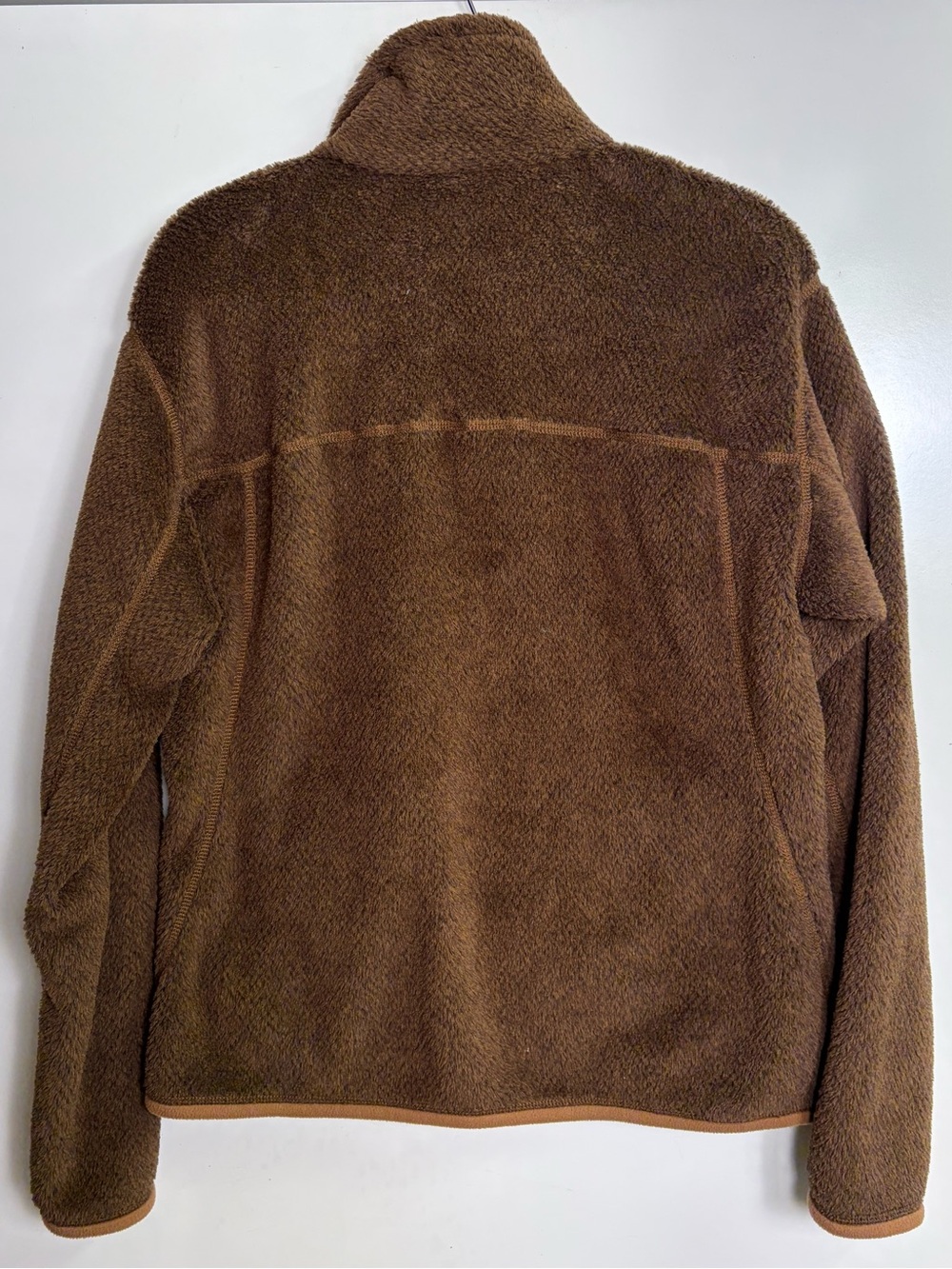 Patagonia Re-Tool Snap-T High Pile Fleece Pullover Brown Tan Womens XL - Picture 3 of 7